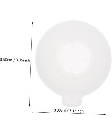 STOBOK 2 Pcs Epoxy Mold Decor Light Bulb Jewelry Holder Molds Elliptical Bulb Pendant Soap Box Household Whitex2pcs 8.5X8cmx2pcs - Buy Online on SooperMarket.com