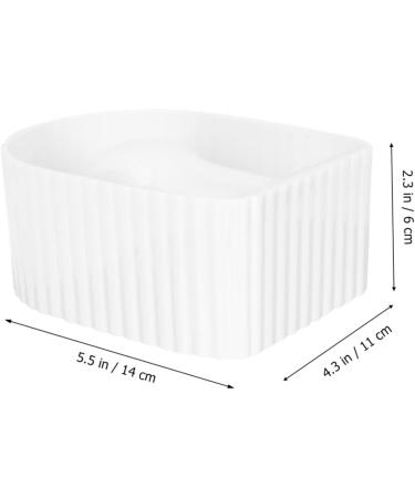PLAFOPE Manicure Hand Soak Bowl Nail Soaking Bowl Nail Color Removing Bowl Manicure Bowl for Hand Nail Salon Supplies Nail Art Remover Bowl Manicure Wash Bowls Nail Soak off Bowl - Buy Online on SooperMarket.com