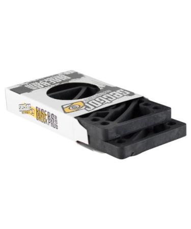 Sector 9 Mini Risers (Single Set), Black, 1/4-Inch