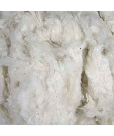 Organic Raw Cotton Fiber - Natural Color - by The Pound 1 Pound Natural