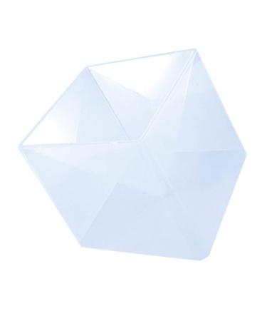 EXCEART 1pc Table Top Epoxy Resin Soap Epoxy Resin Practical Pyramid Mold Model Container 3d Accessories
