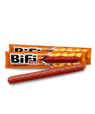 Bifi Original XXL - Pack of 10 (40g Each) | Delicious German Snacks | International Shipping Available - Buy Online on SooperMarket.com