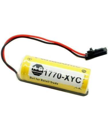 Buy Pack of 8 - 1770-XYC 3V 1800mAh Battery Replacement for 1770-XYC/A 1770-XYB 1756-BA1 | Non-Rechargeable with Black Plug - International Shipping Available - Buy Online on SooperMarket.com