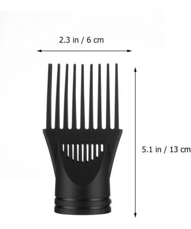 Healeved Blow Dryer Comb Attachment 5pcs Blow Dryer Pick Attachment Hairdressing Wind Blow Cover Comb Attachment Nozzle Hair Dryer Drying Flat Nozzle Styling Tool - Buy Online on SooperMarket.com