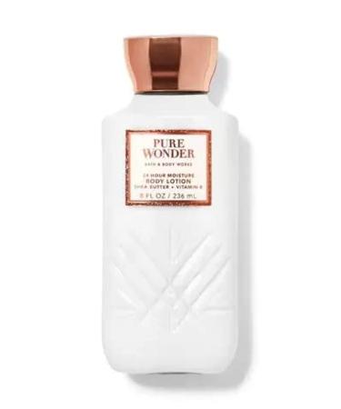 Bath and Body Works Pure Wonder 24 Hour Moisture Body Lotion - 8 oz Decorative Bottle - Buy Online on SooperMarket.com