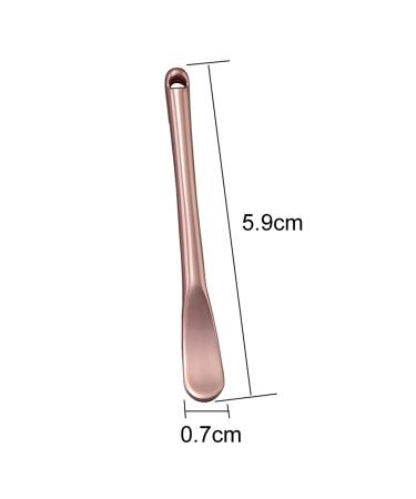 3-Piece Zinc Alloy Makeup Spatula Set - Eye Cream Spoons & Mini Cosmetic Skincare Tools - Gold Silver & Rose Gold - Buy Online on SooperMarket.com
