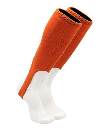 TCK Sports Solid Color 9 Inch Baseball Softball Stirrups (Multiple Colors) Texas Orange Large