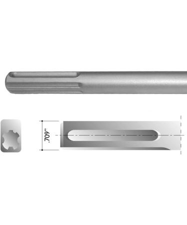 Champion Chisel 24-Inch SDS Max Moil Point Chisel - Hardened Steel - Impact Resistant - Laser Etched Part Numbers - Buy Online on SooperMarket.com