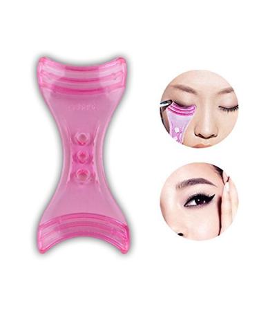 2PCS Women's Pink Eyeliner Stencil Shaper Set | Makeup Tool for Beginners - Buy Online on SooperMarket.com
