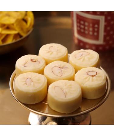 Rakhi Diwali Special (White Peda 400g) Gift Hamper for Brother Sister Delicious Indian Traditional Sweets Best Gift For All Occasions Tasty Treat For Family & Friends - Buy Online on SooperMarket.com