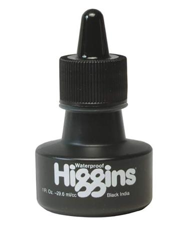 Higgins Waterproof Black India Ink 1 oz.