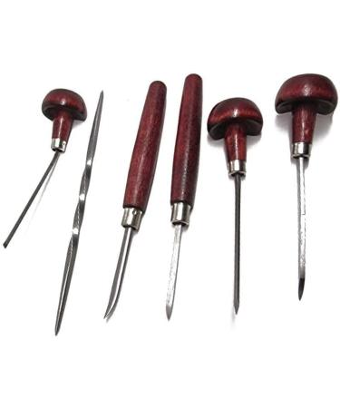 E C Lyons Intaglio Set B - 6 Etching Tools for Burnishing, Scribing, Scraping & Tinting - Buy Online on SooperMarket.com