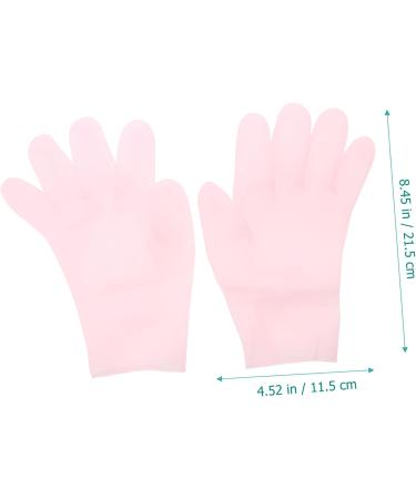 PLAFOPE 1 Pair Moisturizing Gloves Hands Care Cracked Hand Gloves Hand Moisturizer Exfoliating Hand Masks Hands Beauty Masks Moisture Gel Gloves Overnight Gloves for Dry Hands - Sebs 21.5X11.5cm - Buy Online on SooperMarket.com
