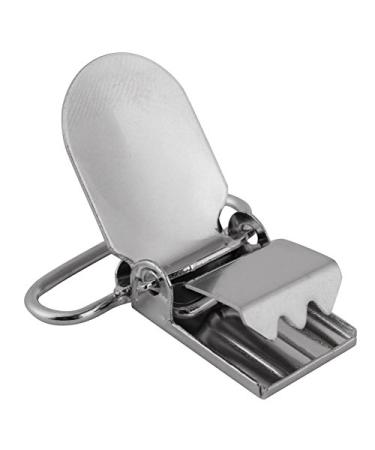 10PC Pacifier Clips - Silver Metal Clips for Pacifiers Bibs & Toys (25mm) | International Shipping Available - Buy Online on SooperMarket.com