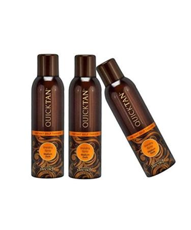 Body Drench Quicktan Quick Tan Bronzing Spray Medium Dark (The Perfect Ultra Bronzing Self-tanner a Fast-drying Formula) - Size 6 Oz / 170g (Pack of 3)