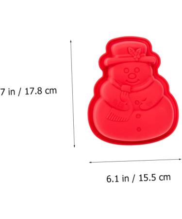 HOMSFOU 4 Pcs Baking Mold DIY Hand Press Cookie Silicone Deer Christmas Chocolate Molds Cookie Mold De para Gelatinas Homemade Cake Mold Non Stick Fondant Mold Silica Gel - Buy Online on SooperMarket.com