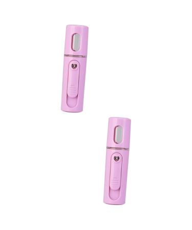 Healeved 2pcs LED Spray Device Lip Tint Facial Atomizing Beauty Instrument Cold Spray