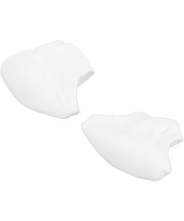 Stop Cracked Heels Toeless Spa Gel Socks for Foot Treatment Care 4 Pair Moisturizing Heel Socks Open Toe Socks for Dry Hard Cracked Heels(White) - Buy Online on SooperMarket.com