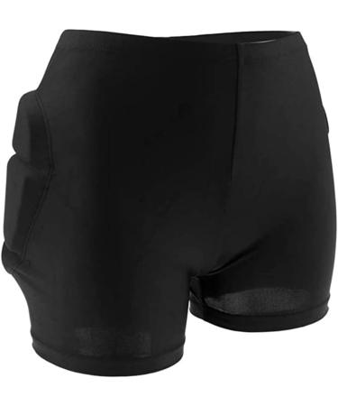 LIUHUO Hip Pad Protector Padded Shorts - Black Small for Ski, Roller Skating, Snow Crash - Tailbone & Butt Protection - Buy Online on SooperMarket.com