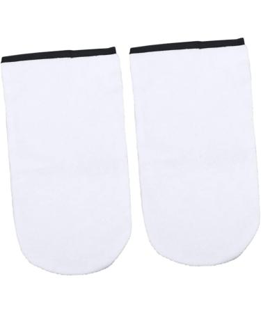 FOMIYES 3 Pairs Wax Spa Gloves Paraffin Wax Bath Cotton Gloves Bath Mitt Paraffin Wax Hand Cover Heated Booties for Moisturizing Gloves Wax Gloves Bath Mat Manicure Work White - Buy Online on SooperMarket.com