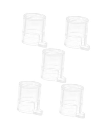 Minkissy 5pcs Pet Water Feeder Ant Villa Ant Farming Castle Ant Colony Formicarium Ant Habitat Science Ant Farm Nest Ant Workshop Ant House Plaster Acrylic Feed Water Display Box 2.8x2.5cmx5pcs