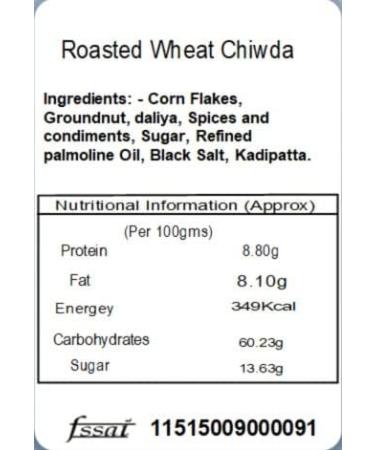 Jaiccha Ghasitaram Roasted Wheat Chiwda 400 GMS |Diwali Holi Rakhi Valentine Christmas Birthday Anniversary Gift for Her Him Mothers Day Fathers Day| - Buy Online on SooperMarket.com