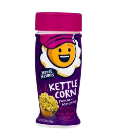 Kernel Season's Kettle Corn Popcorn Seasoning, 3.0 Ounce Shakers (Pack of 2) 1 Count (Pack of 2)