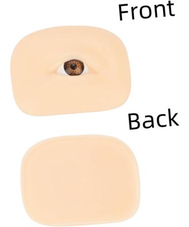 Mikinona Makeup Practice Skin Eye Makeup Fake Skin Makeup Practice Supply Skin Training Tool 6.9x5.2cm As Shown 2 - Buy Online on SooperMarket.com