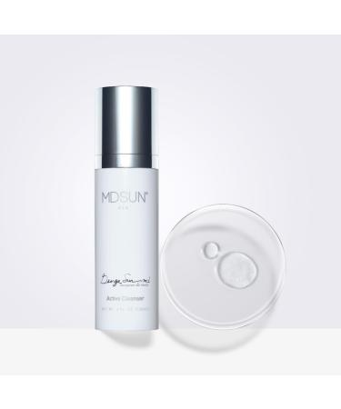 MDSUN Active Cleanser 120mL - Best Makeup Remover Exfoliator Pore Tightener & Hydrating Formula for Breakout Reduction | Shop Internationally - Buy Online on SooperMarket.com