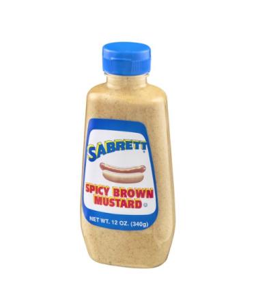 Sabrett Spicy Brown Mustard - Premium Condiment for Hot Dog and Sandwich Lovers - Buy Online on SooperMarket.com