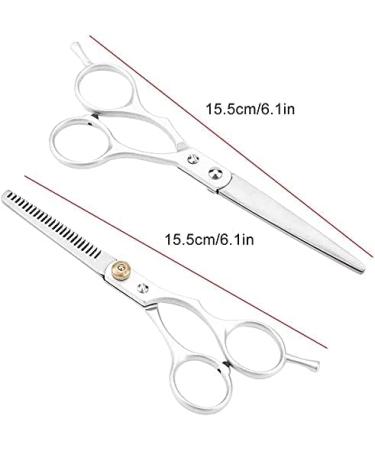 U-K Hair Cutting Scissors Stainless Steel Professional Barber Hair Cutting Thinning Scissors Shears Hairdressing Set(Scissors Set) Durable Processed - Buy Online on SooperMarket.com