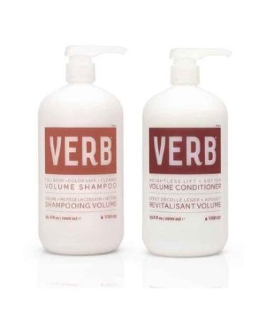 Verb Volume Shampoo and Conditioner Duo 33.8 oz each by Verb Volume