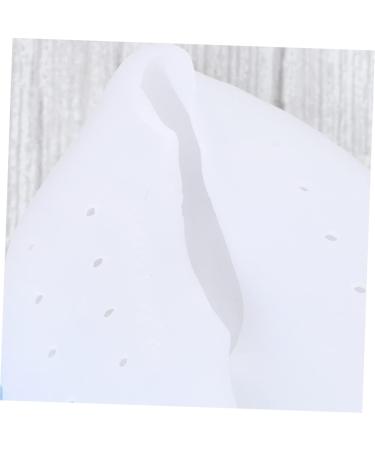Gadpiparty 1 Pair Silicone Foot Sleeve Breathable Hole and Silicone Socks Waterproof Beach Heel Crack- Proof Sleeve Silicone moisturizing Socks Gel Toe Sock casing White Floor Men and Women White S - Buy Online on SooperMarket.com