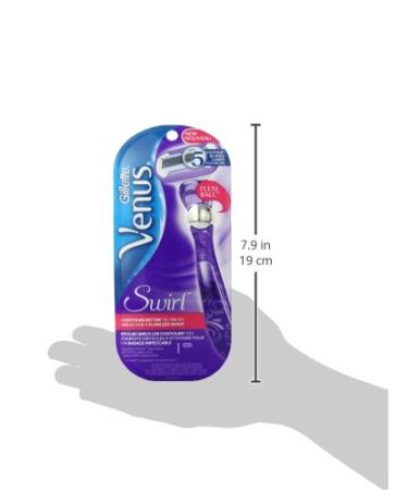 Gillette Venus Extra Smooth Swirl Women's Razor Set - 1 Handle + 1 Refill - Buy Online on SooperMarket.com