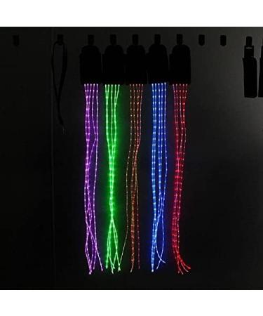 CZP New 100CM Horse Tail USB Lights Chargeable LED Crupper Horse Harness Equestrian Outdoor Sport Horse Riding Tail Lights Equipment 100cm BLUE - Buy Online on SooperMarket.com