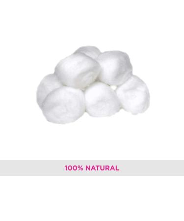 Spancare Cotton Balls - Eye Face Makeup & Nail Paint Remover (50 Pack) | Soft & Absorbent | International Shipping - Buy Online on SooperMarket.com