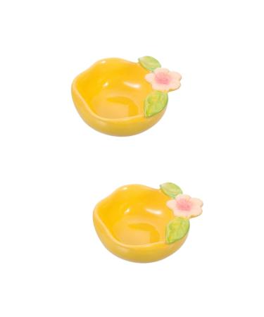 JECOMPRIS 2 STK AROMATILATIVE COUSE PROCE TENTER SERVICE TAME for spices Storage plates for aromatherapy oils Ethermine Oil For Diffusor Ceramic Small Plate Cosmetics