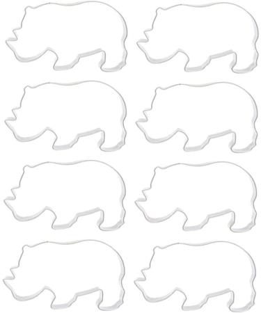 IMIKEYA 16 Pcs Modeling Molds Cake Mold Cookie Cutters Stainless Steel Cookies Mold Cookie Mold Fondant Making Molds Chocolates and Cakes Muffin Cakes Baking Tools Biscuit Dessert 9X5cmx2pcs Silverx2pcs - Buy Online on SooperMarket.com
