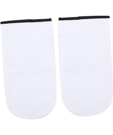 minkissy 4 Pairs Bath Gloves Gel Gloves Hand Treatment Mitts Moisturizing Gloves Overnight Mittens Wax Gloves Hand Moisturizer Gloves Insulated Gloves Hand Wax Soft White - Buy Online on SooperMarket.com