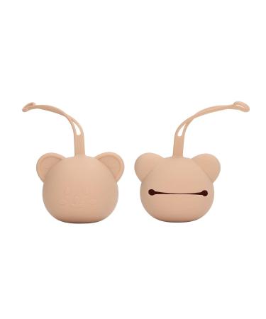 Shop Silicone Pacifier Case - Easy to Clean Dustproof & Soft for Newborns | Practical Coffee Color Design - Buy Online on SooperMarket.com