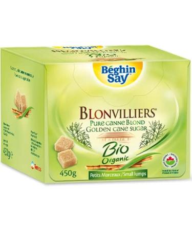 Blonvilliers Organic Cubes Pure Golden Cane Sugar Environmentally Friendly 100% Certified Organic 450g - Buy Online on SooperMarket.com