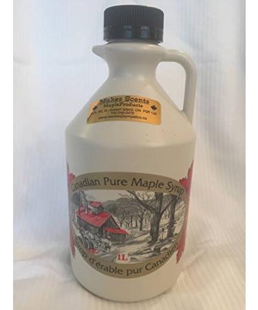 100% Pure Wood Fired Canadian Maple Syrup Amber 1L Farmer to Consumer