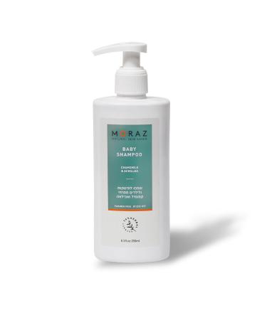 Moraz Baby Herbal Shampoo - Gentle Kids Shampoo with Achillea Extract Chamomile - Hydrating Baby Shampoo - Shampoo for Baby with No Parabens - 8.5 oz
