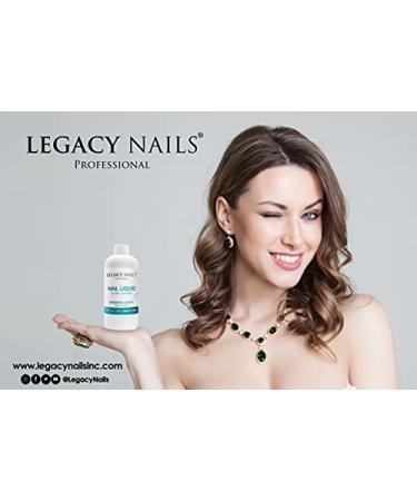 Legacy Nails Professional 16 oz Nail Sculpting Liquid Monomer - Color Stabilizer EMA Acrylic Monomer for Nail Extensions - Non-Yellow Formula - 16 Fl Oz - Buy Online on SooperMarket.com