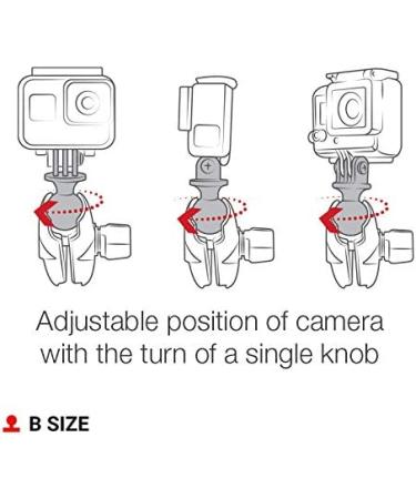 RAM Mounts RAP-B-202U-GOP1 Action Camera Universal Ball Adapter - B Size 1 Ball - Buy Online on SooperMarket.com