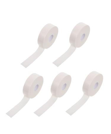 FOYTOKI 5 Rolls Foam Eye Pads Foam Lash Tape Grafting Eyelash Tapes Eyelid Tape Under Eyelash Tape Lash Tech Adhesive Eyelash Tape Eyelash Adhesive Tape White Accessories X5m Microporous 8.5x8.5x2.5cm White