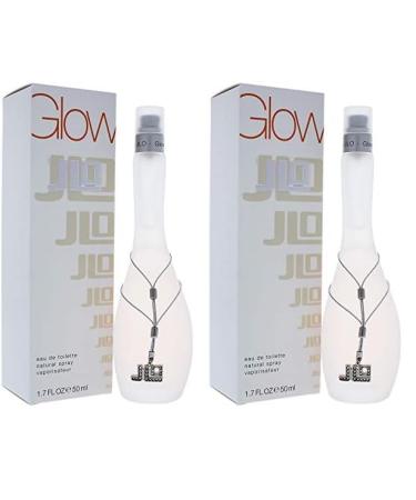Jennifer Lopez Glow For Women. Eau De Toilette Spray 1.7 Ounces (Pack of 2) 1.69 Fl Oz (Pack of 2)