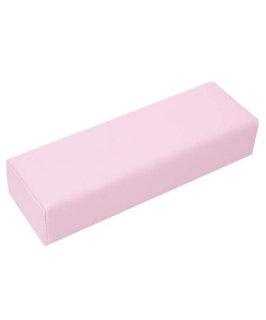 ANGGREK Nail Art Hand Cushion Leather Nail Art Hand Pillow Beauty Salon Soft Hand Arm Rest Holder Cushion Manicure Tool Pink