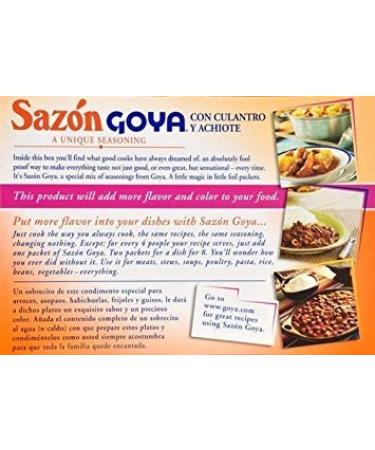 Goya Sazon Culantro/Achiote Jumbo 6.3 OZ (Pack of 2) - 6.3 Ounces x 2 | Authentic Latin Spice Blend - Buy Online on SooperMarket.com