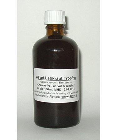 100ml bedstraw tincture drops Galium verum preparation without chemicals!